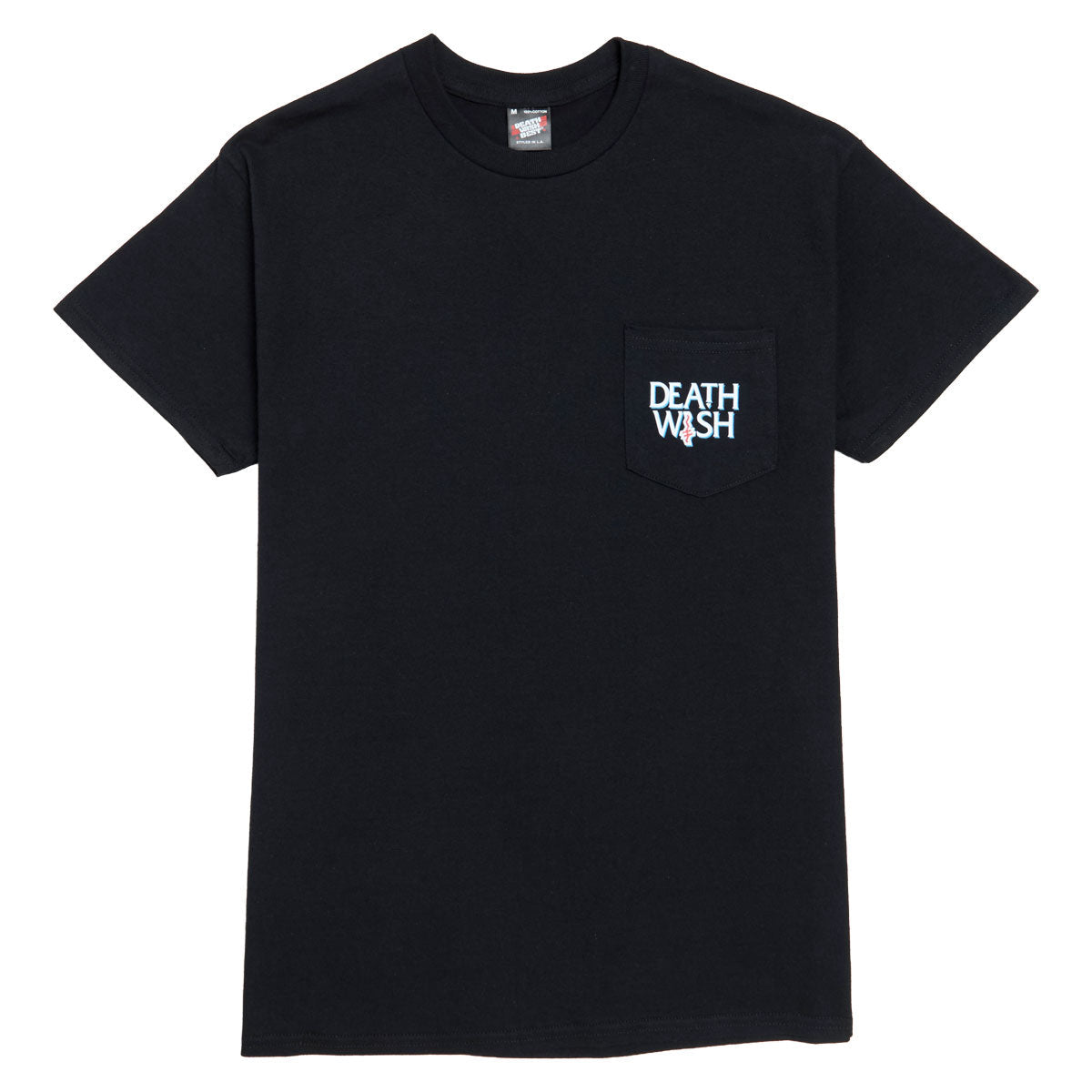 Deathwish Crooked I Pocket T-Shirt - Black image 1