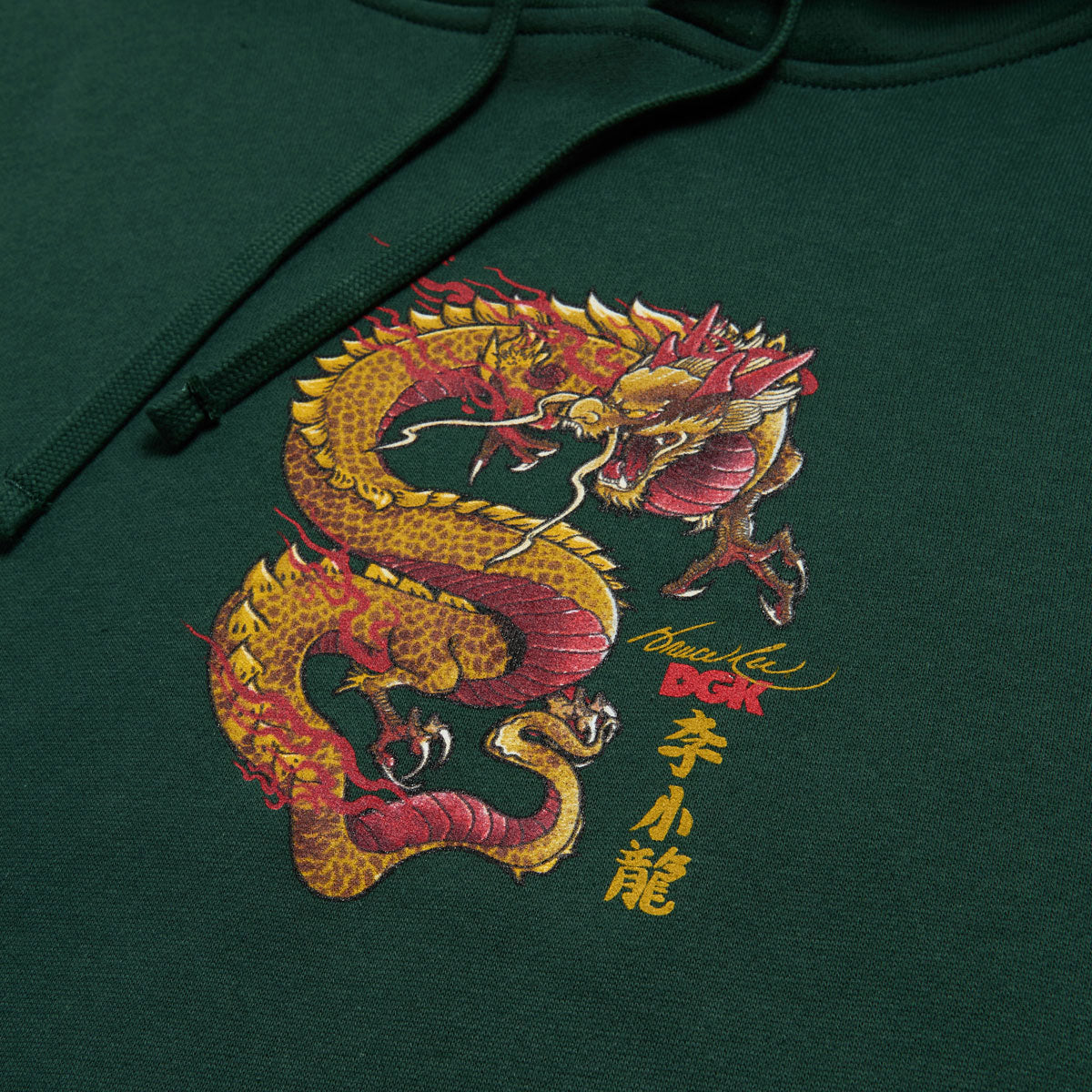 DGK x Bruce Lee Lil Dragon Hoodie - Forest Green – Daddies Board Shop