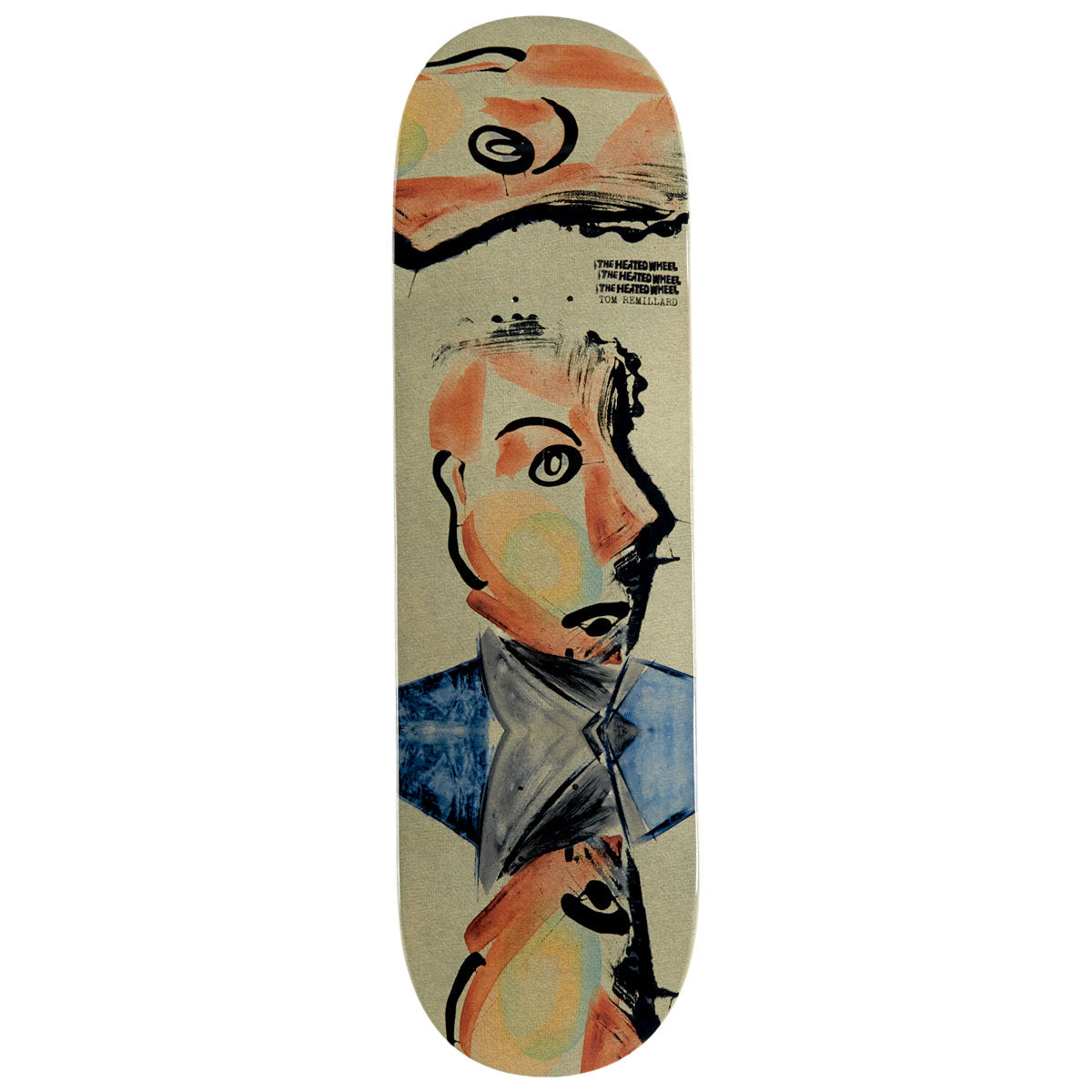 The Heated Wheel Tom Remillard Reflective Movement Skateboard Deck - 9.00