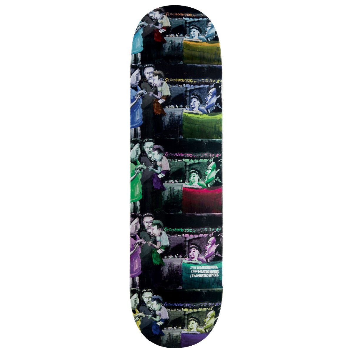 The Heated Wheel On Holiday Skateboard Deck - 8.50