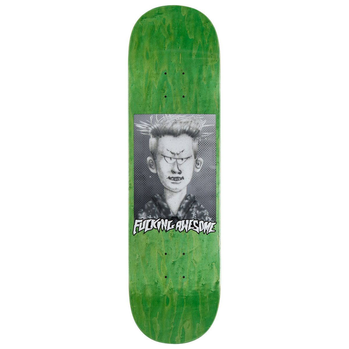 Fucking Awesome Ave Class Photo Painted By Sickid Skateboard Deck - 8.50