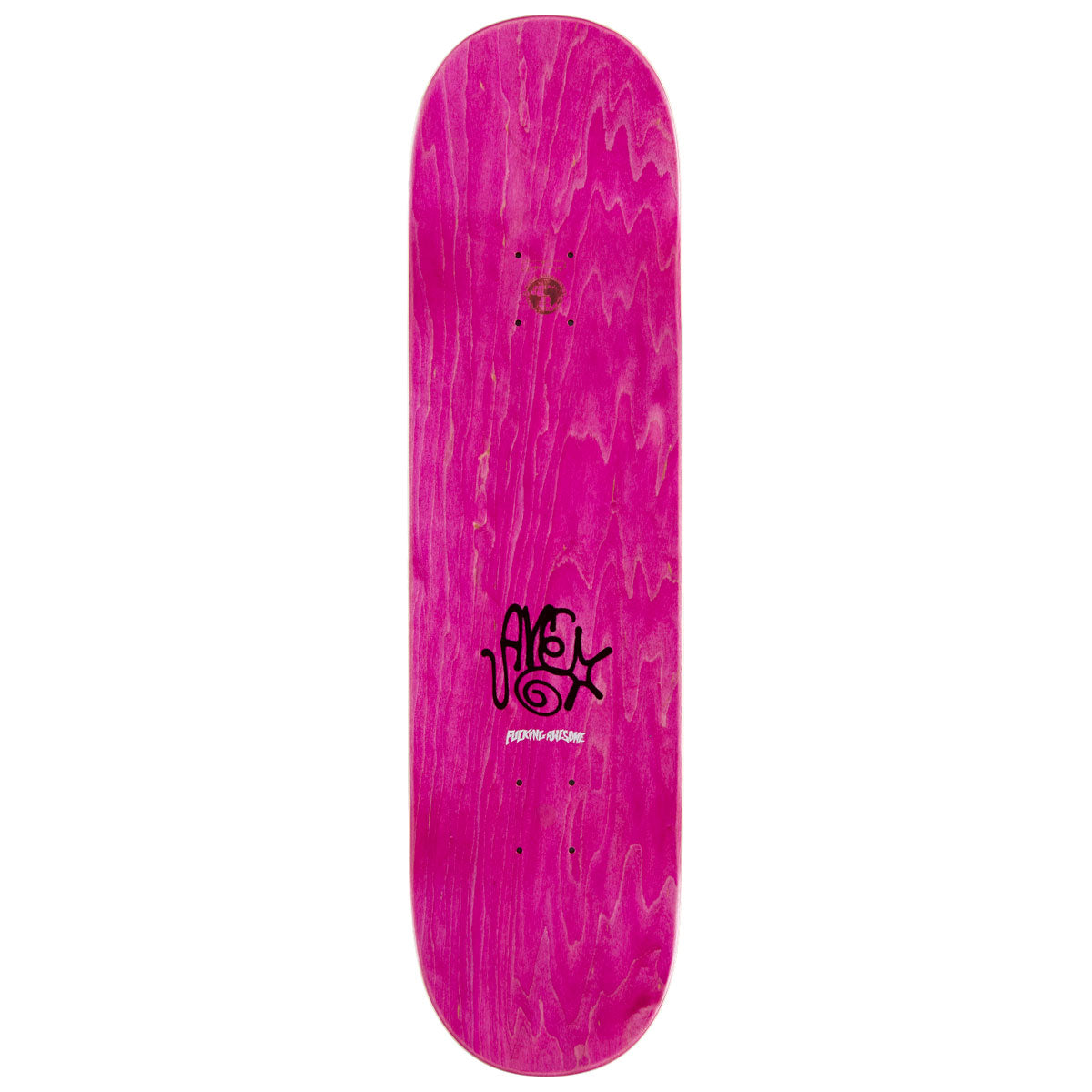 Fucking Awesome Ave Class Photo Painted By Sickid Skateboard Deck - 8.50