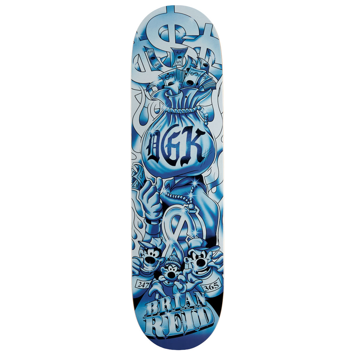 DGK Money Bag Reid Skateboard Deck - 8.38