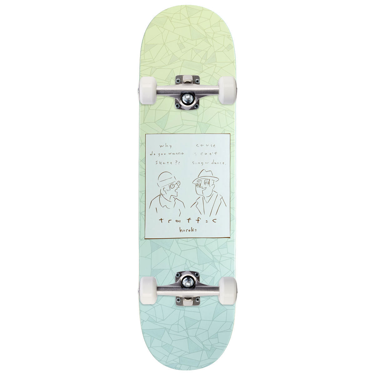Traffic board traffic skateboards 7 875 TRAFFIC - Linocut Hiroki