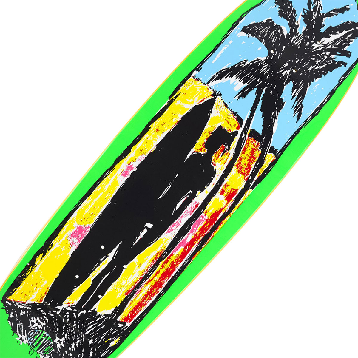 WKND x Oblivion Sunset SD Surf Skateboard Deck - 8.60