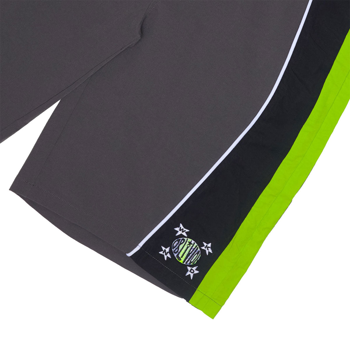 WKND x Oblivion Tubes Boardshorts - Charcoal/Green image 3
