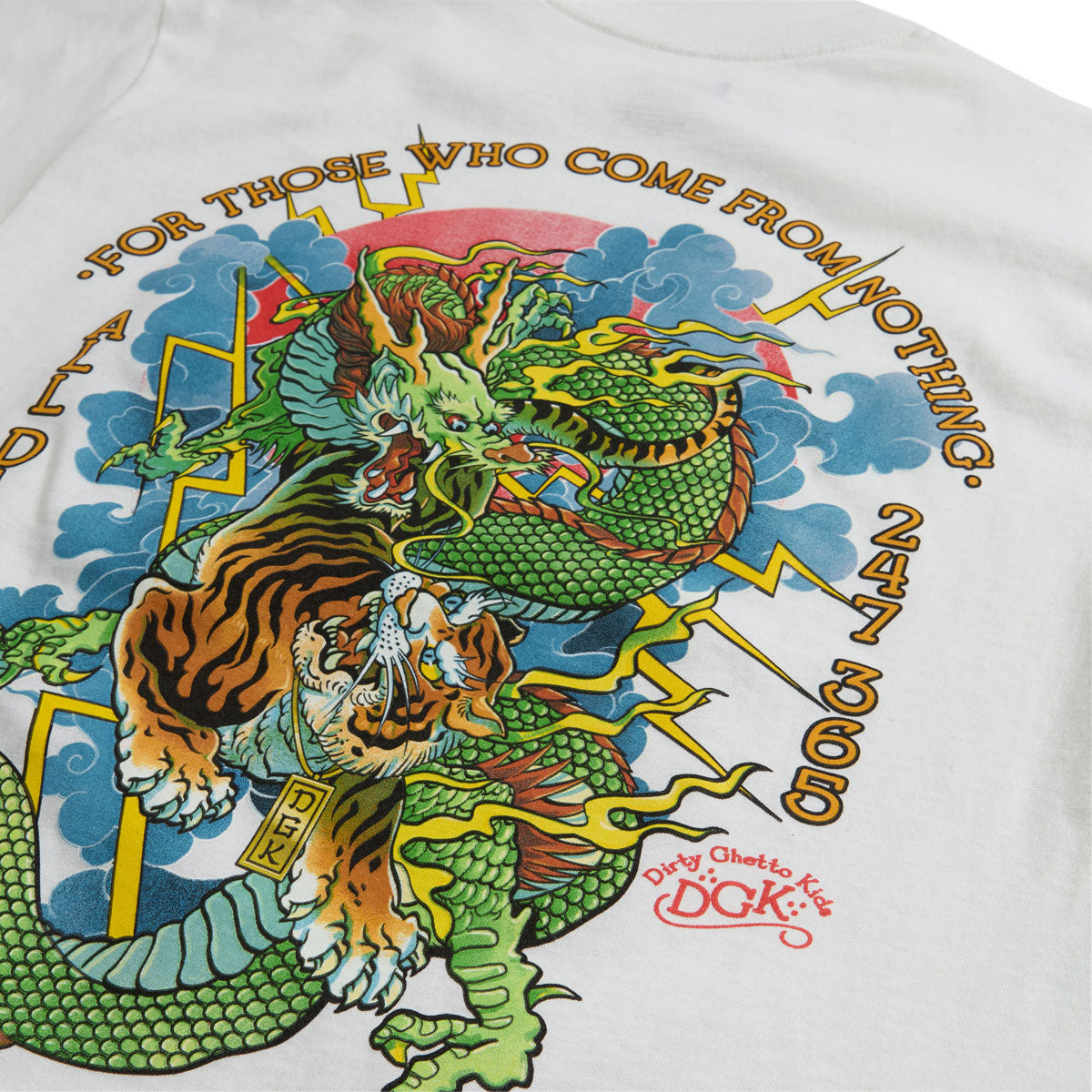 DGK Battle T-Shirt - White – Daddies Board Shop