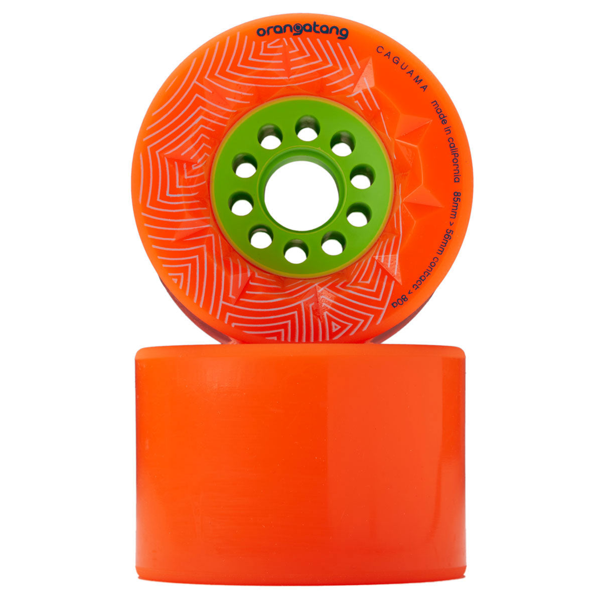 Orangatang Caguama Longboard Wheels - 85mm 80 Orange image 2