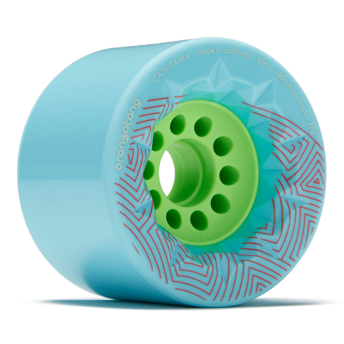 Orangatang Caguama Longboard Wheels - 85mm 77a Blue image 1