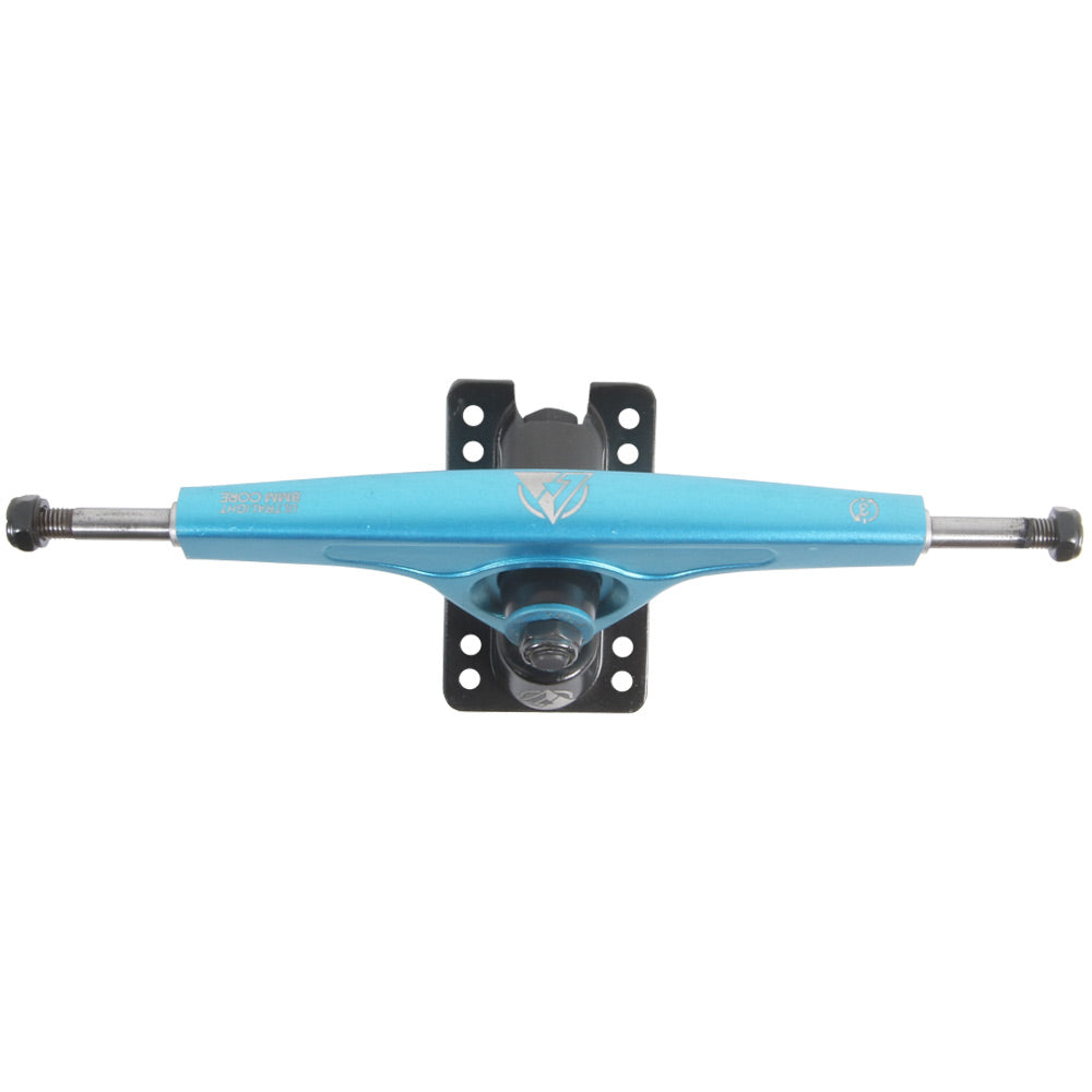 Atlas 180mm 8mm 48 Degree Ultralight Longboard Trucks - Blue Steel image 3