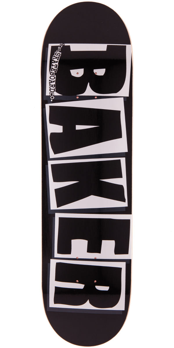 Baker Brand Logo Skateboard Deck - Black/White - 8.25