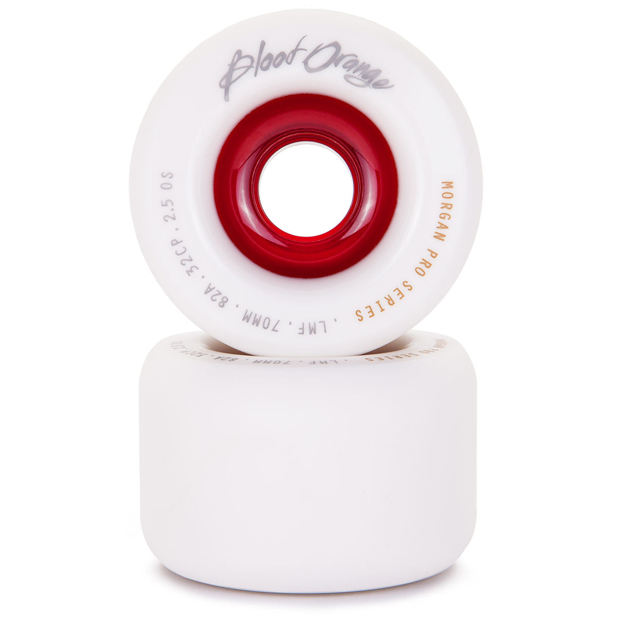 Blood Orange Liam Morgan Formula Longboard Skateboard Wheels - 70mm 82a image 2