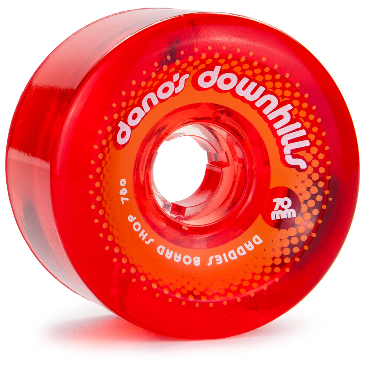 Dano's Downhills Longboard Wheels 70mm 78a Red Daddies Board Shop