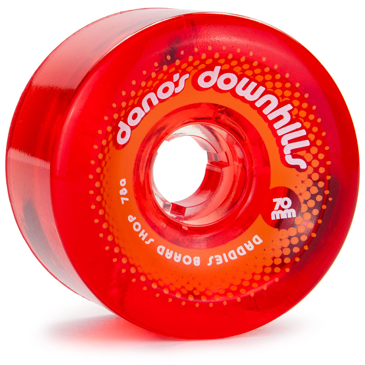 Dano's Downhills Longboard Wheels 70mm - 78a Red image 1