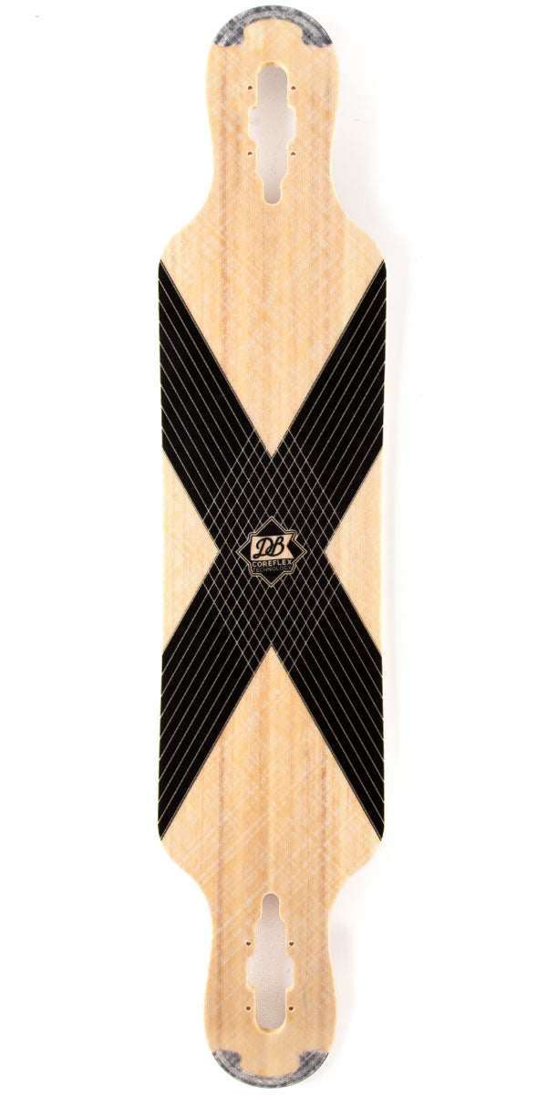 DB Coreflex Compound Flex 3 Longboard Deck - Black image 1