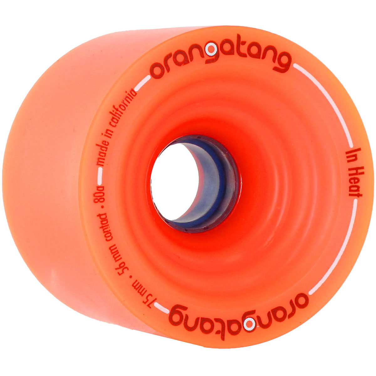 Orangatang In Heat Longboard Wheels 75mm 80a Orange image 1