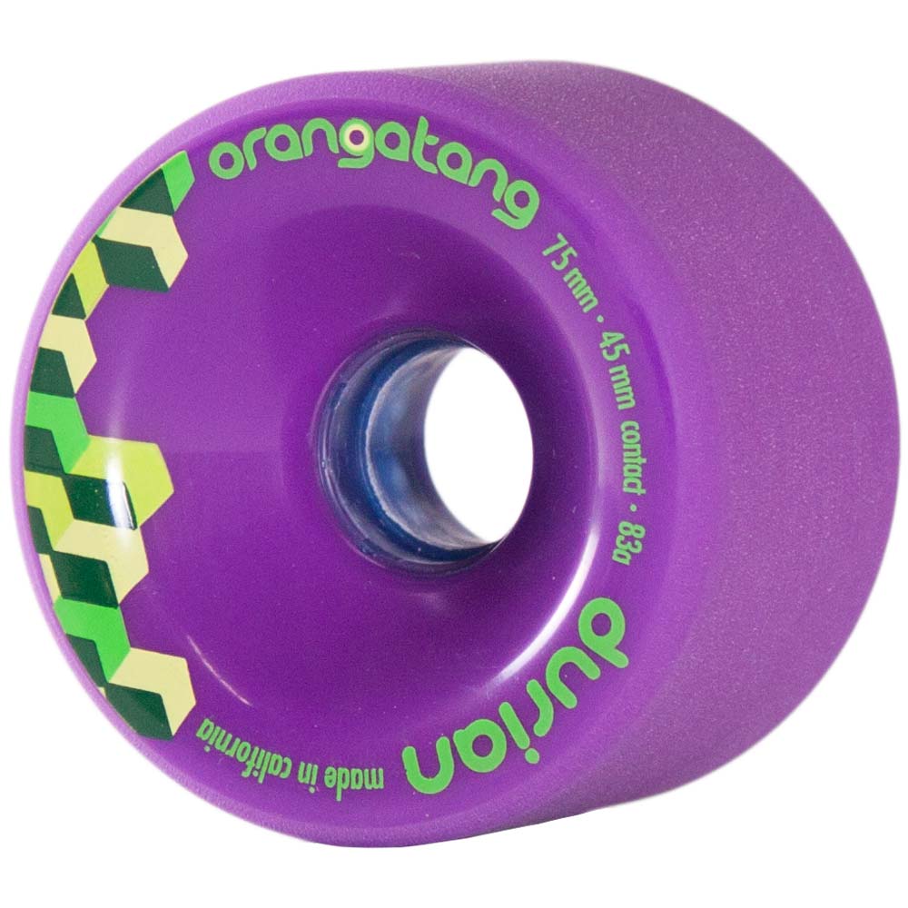 Orangatang Durian Freeride Longboard Wheels 75mm 83a Purple image 1