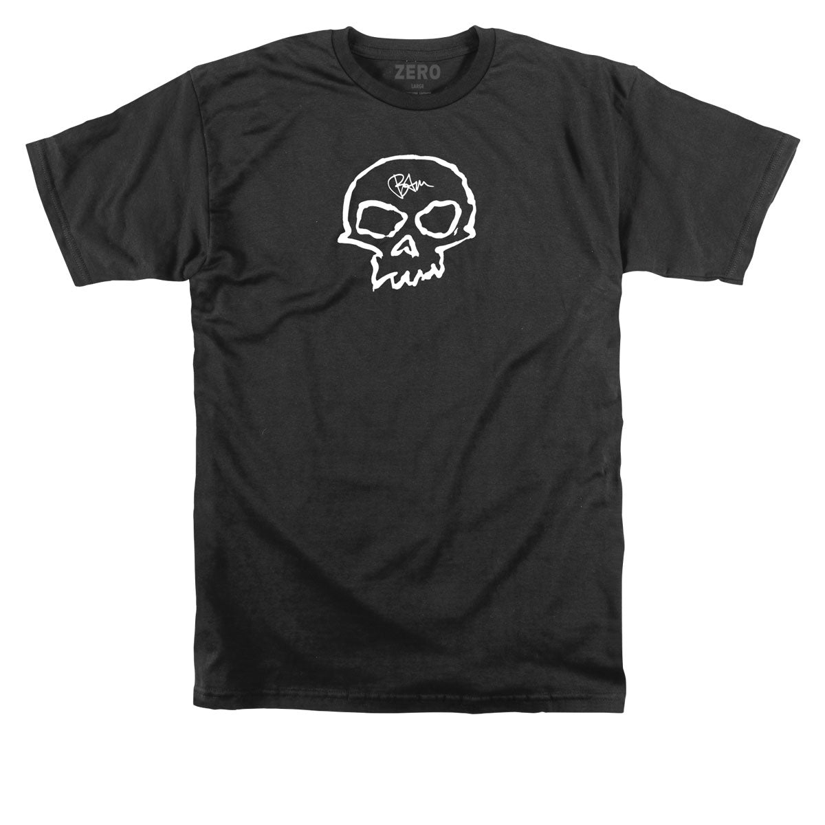Zero x Bam Single Skull T-Shirt - Black image 1