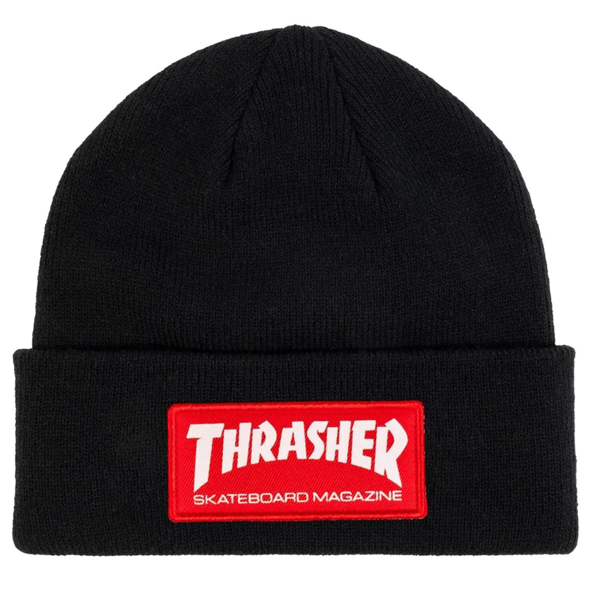 Thrasher Skate Mag Patch Beanie - Black image 1