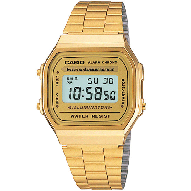 G-Shock A168 Watch - Gold