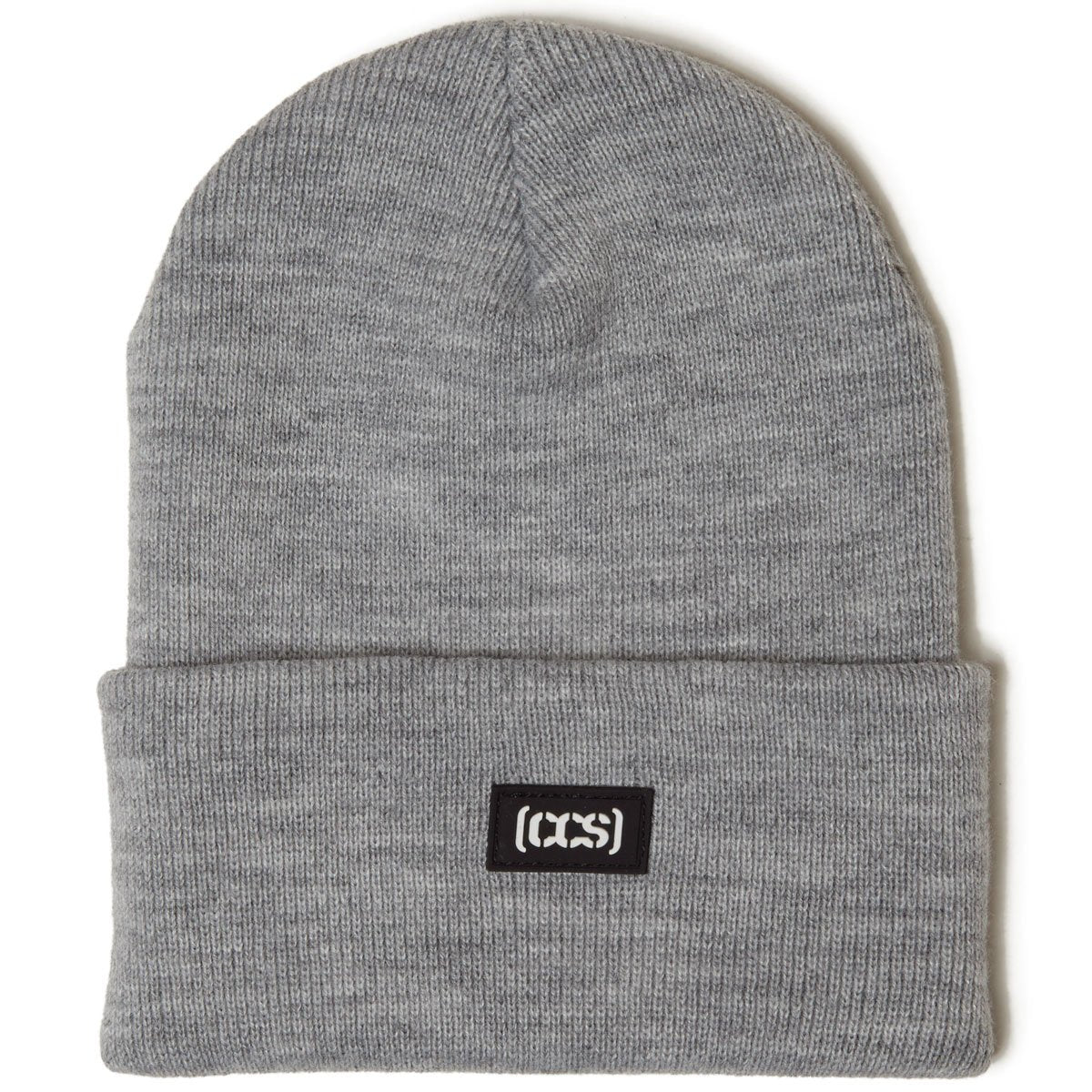 CCS Rubber Logo Patch Beanie - Heather Grey image 1