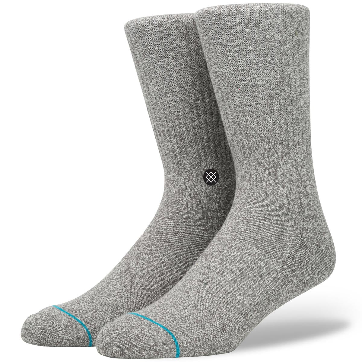 Stance Icon Socks - Grey Heather image 1