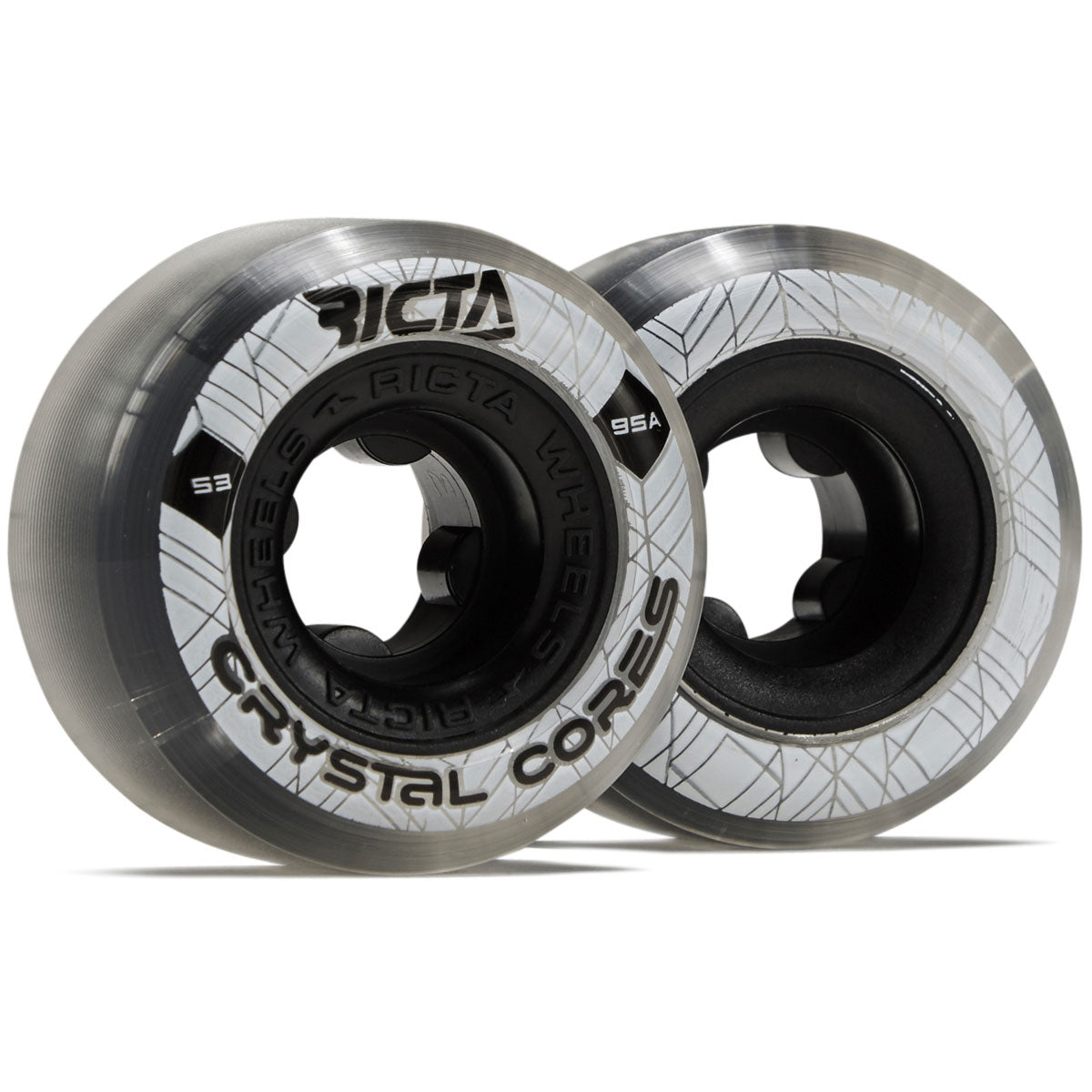 Ricta Crystal Cores 95a Skateboard Wheels - 53mm image 1