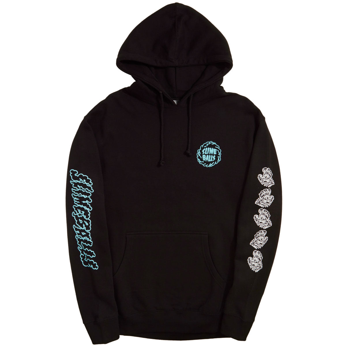 Slime Balls Mono Splat Hoodie - Black image 3