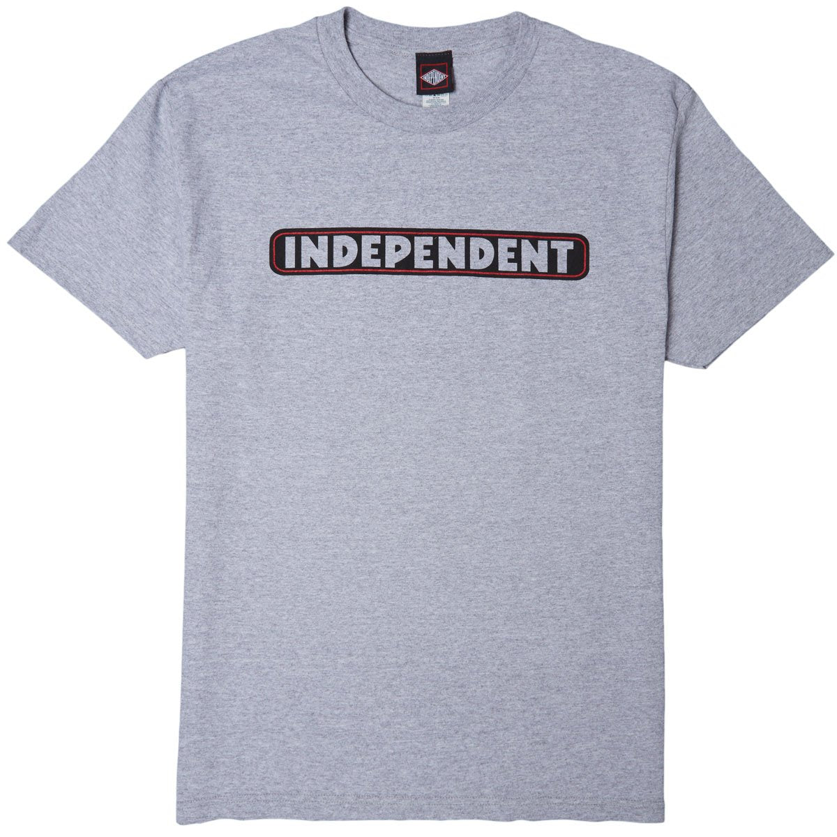 Independent Bar Logo T-Shirt - Heather Grey image 1