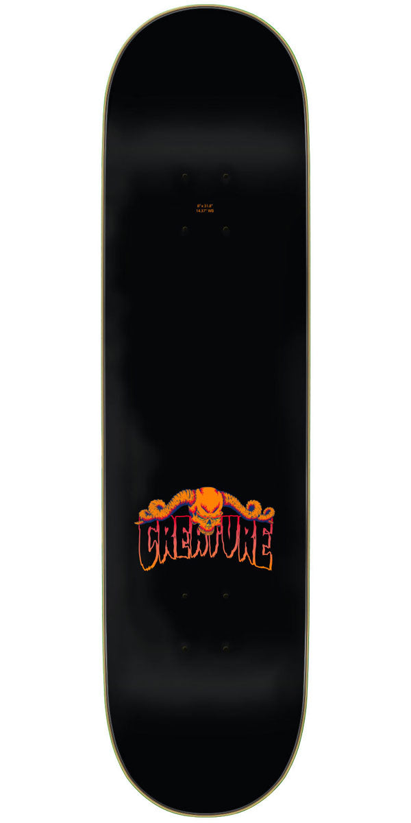 Creature Horns Outline 7 Ply Birch Skateboard Deck - 8.00