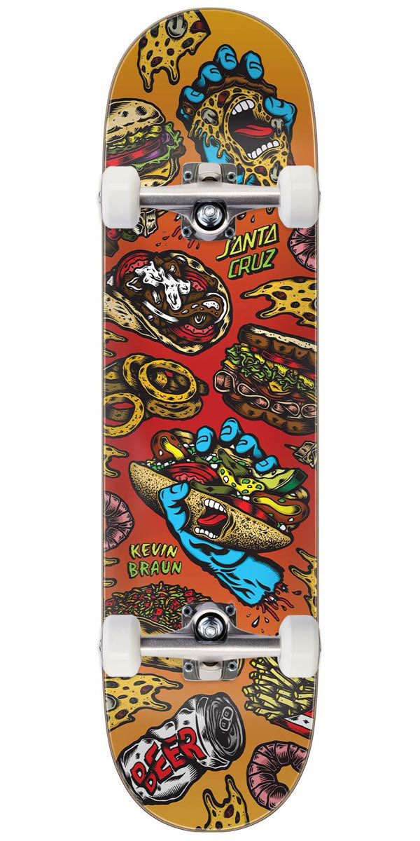 Santa Cruz Braun Snack Everslick Skateboard Complete - 8.25