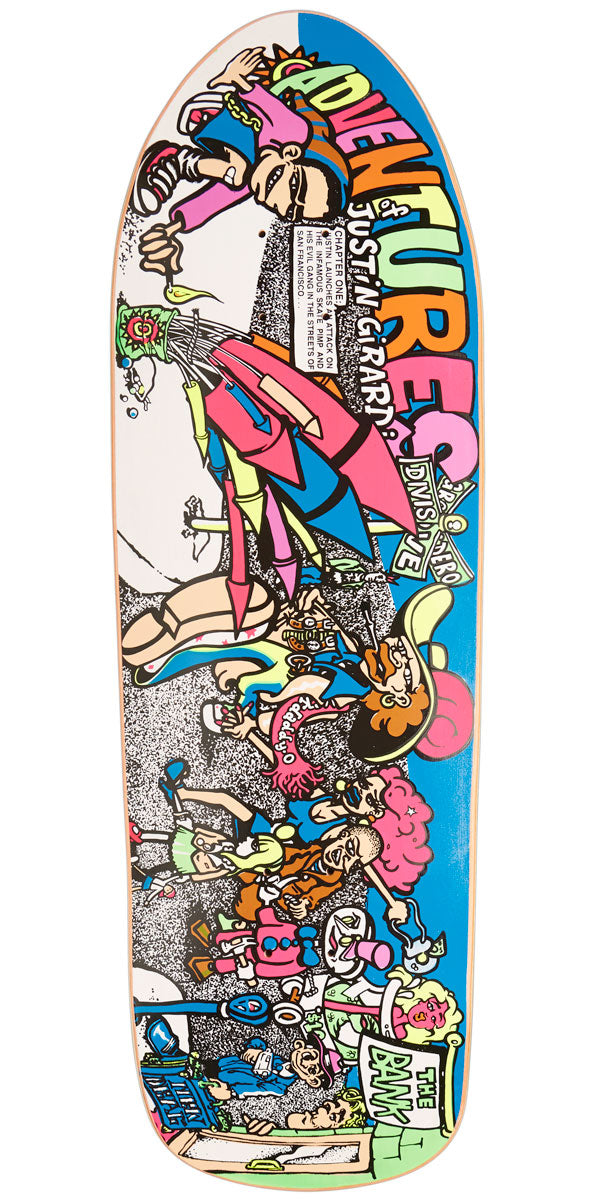 Heritage Adventures Of Justin Girard SP Skateboard Deck - Multi - 9.72
