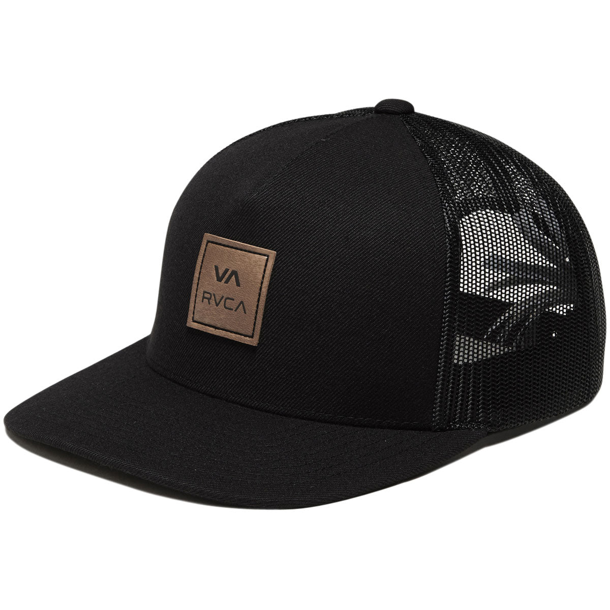 RVCA Va Atw Curved Brim Trucker Hat - Black image 1