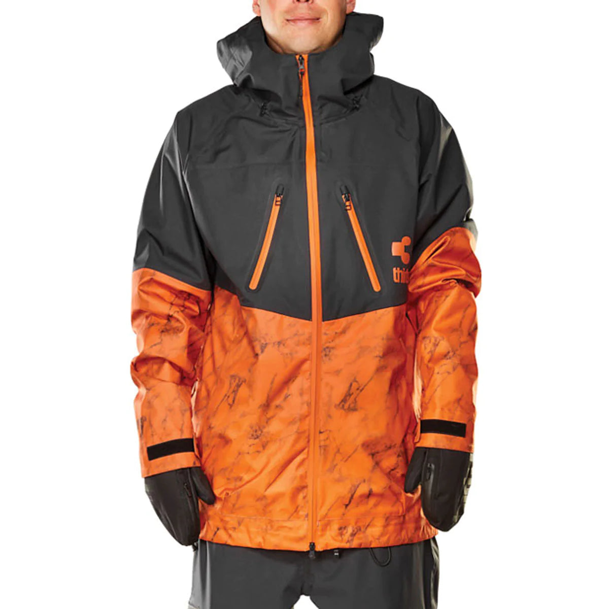 Two Snowboard Jacket Black/Orange – Daddies Shop