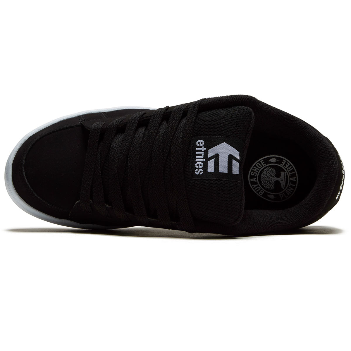 Etnies Kingpin Shoes - Black/White/Gum image 3