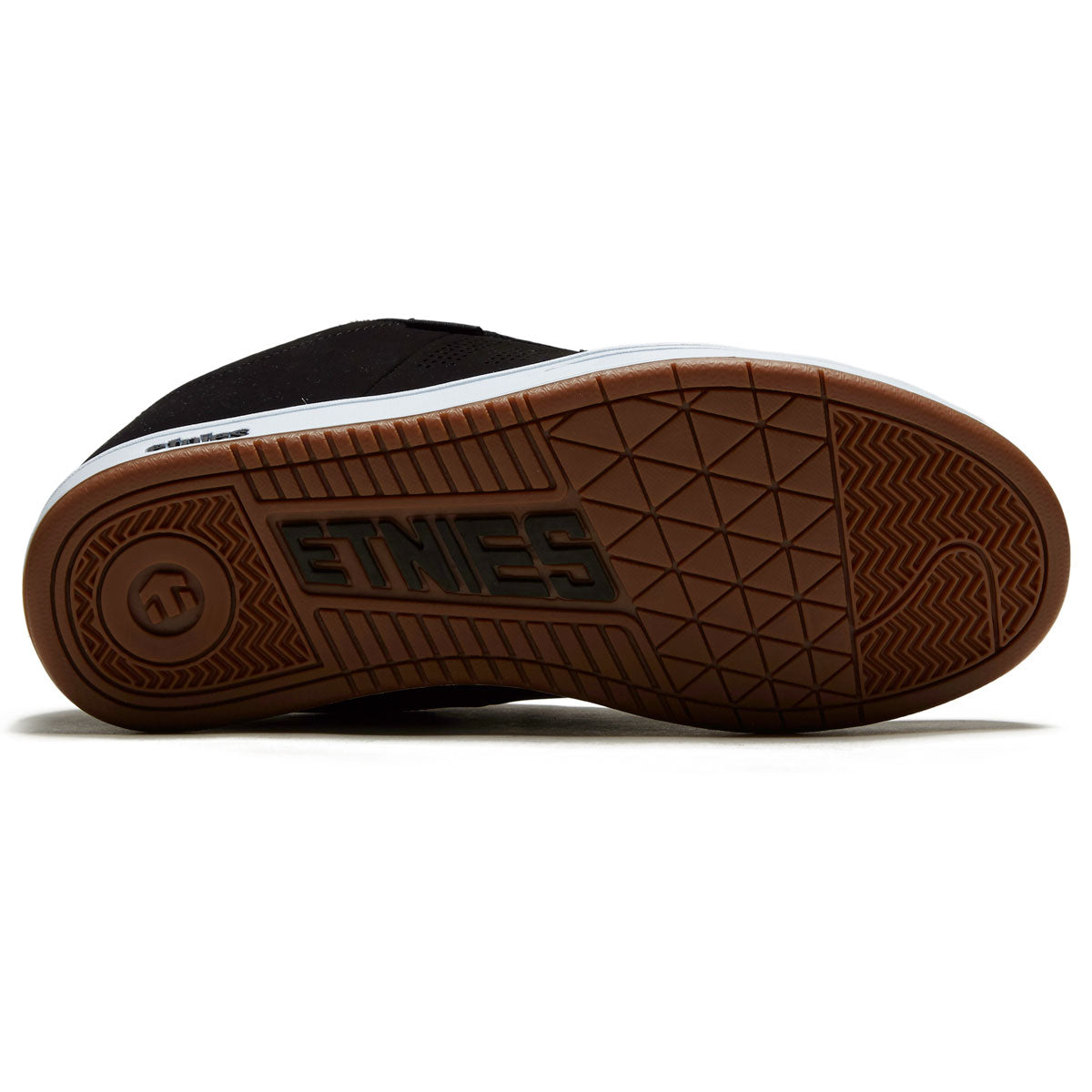 Etnies Kingpin Shoes - Black/White/Gum image 4