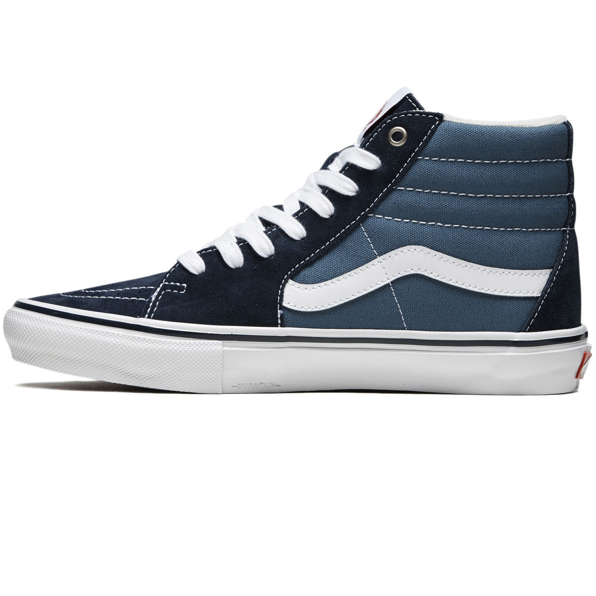 Vans Skate Sk8-Hi Shoes - Navy/White image 2