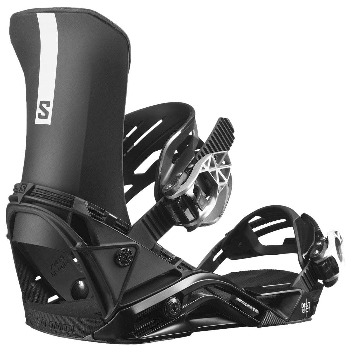 Salomon District Snowboard Bindings - Black image 1