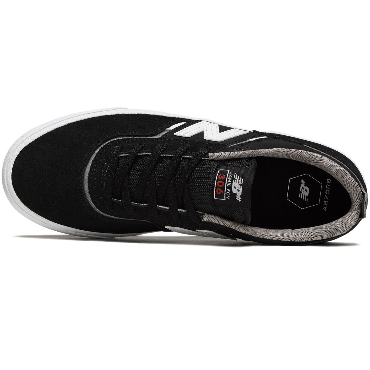 New Balance 306 Foy Shoes - Black/White/Grey image 3