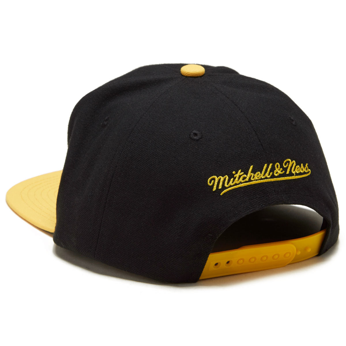 yellow and black lakers hat