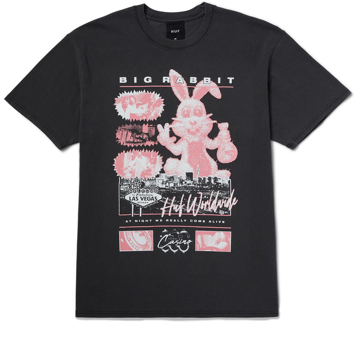 HUF X FREDDIE GIBBS NIGHT ALIVE WASHED TTシャツ/カットソー(半袖/袖なし)