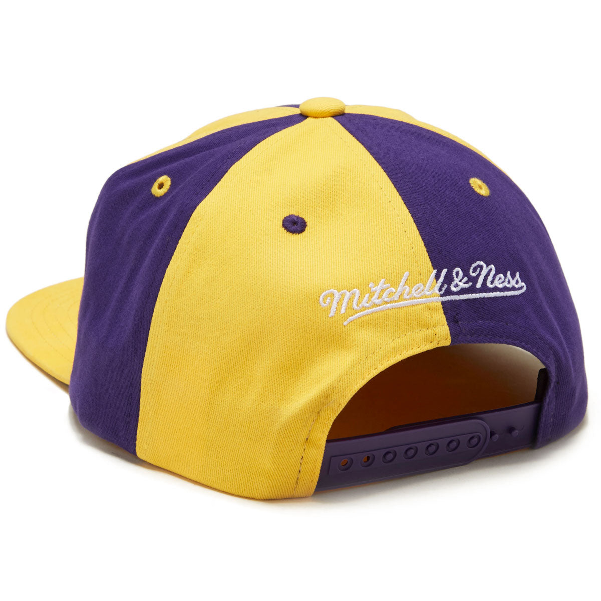 Mitchell & Ness x NBA Pinwheel of Fortune Deadstock Lakers Hat - Yellow/Purple