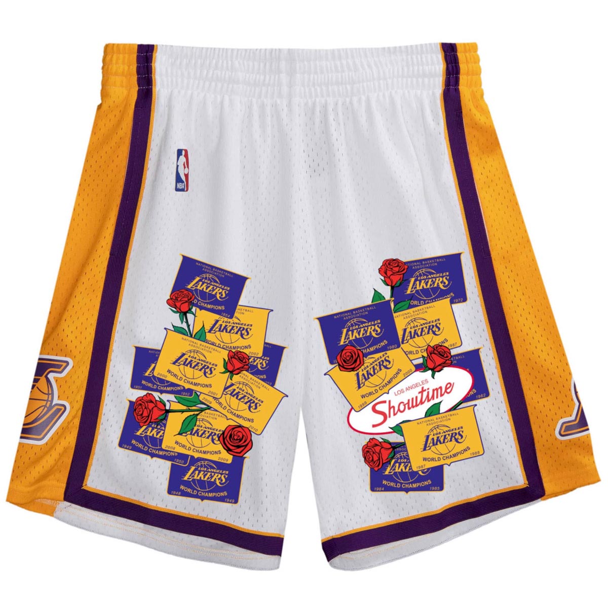 mitchell and ness lakers shorts just don
