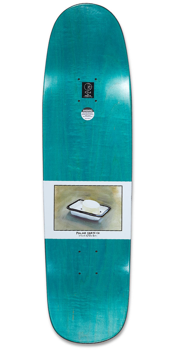 Polar Hjalte Halberg Bathtub On a P9 Skateboard Deck - White - 8.625