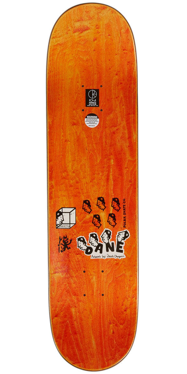 Polar Dane Brady News Paper Wheel Wells Skateboard Deck - 8.00