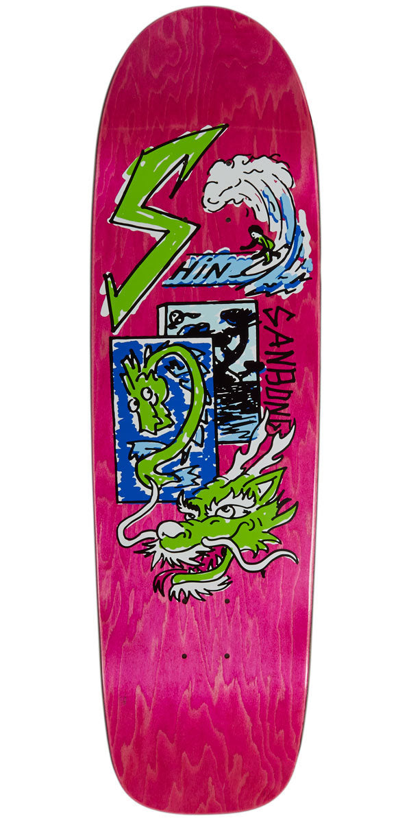 Polar Shin Sanbongi Bonzai Ride 2.0 on a Surf Jr Skateboard Complete - 8.75