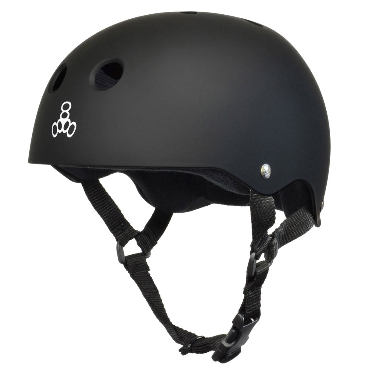 Triple Eight Sweatsaver Helmet - Black/White image 1