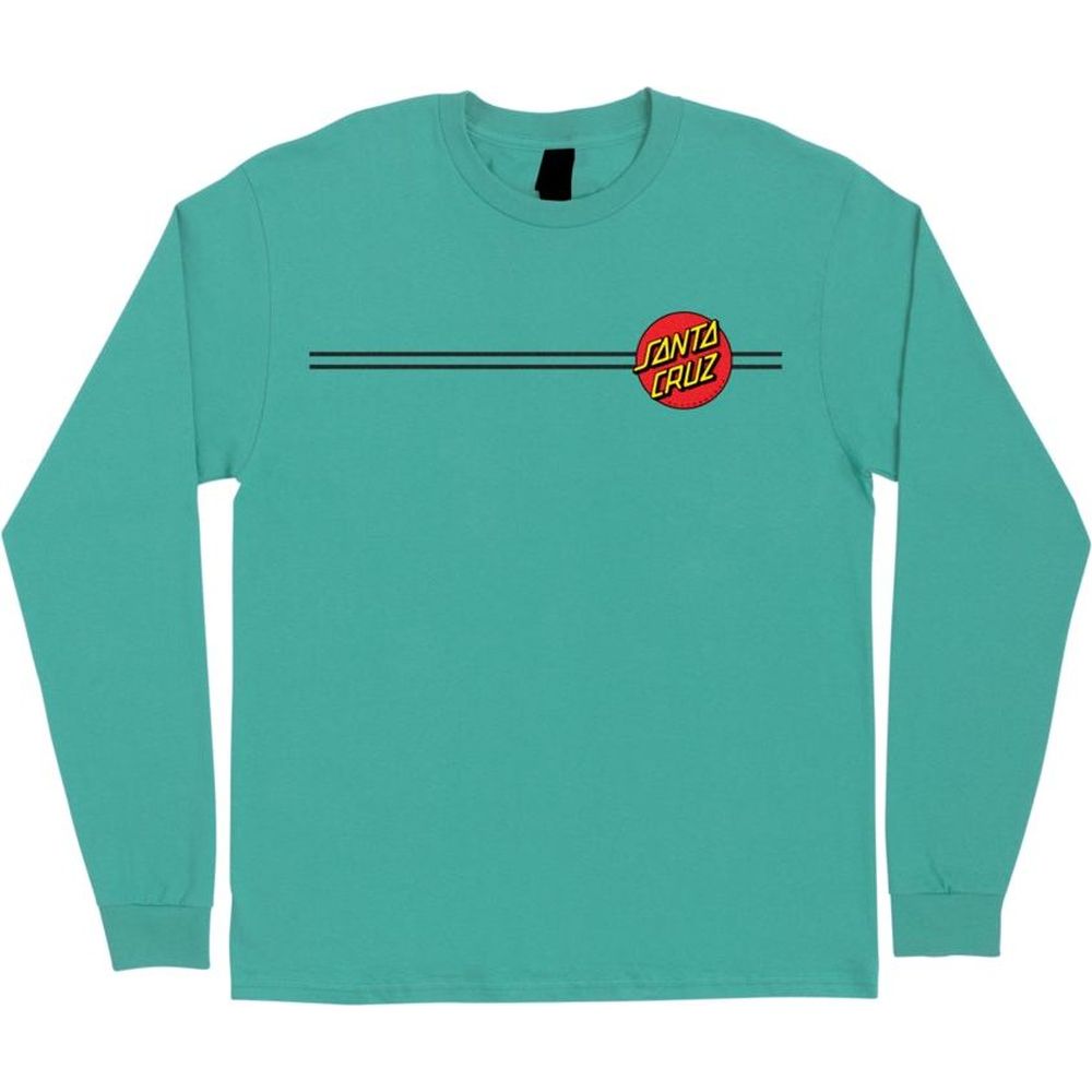 Santa Cruz Classic Dot Long Sleeve T-Shirt - Celadon image 1