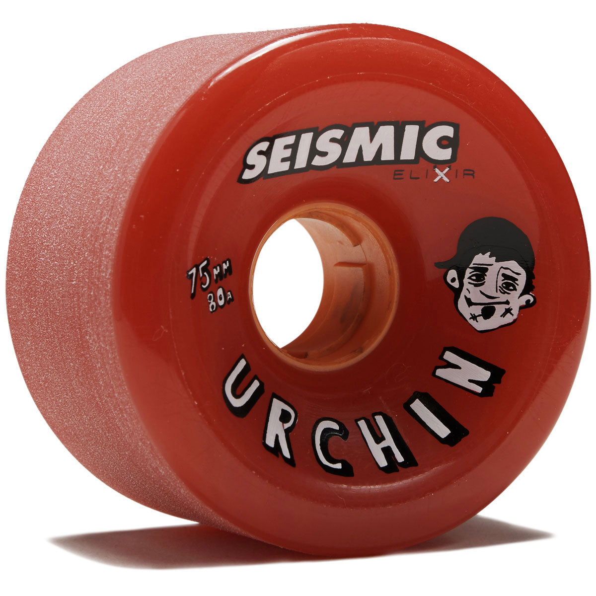 Seismic Urchin 80a Longboard Wheels - Red Elixir - 75mm image 1