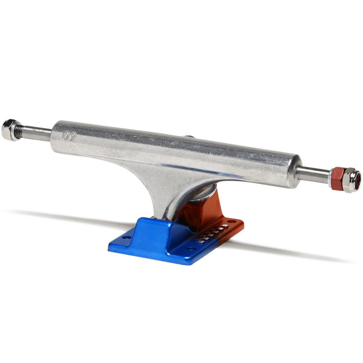Ace AF1 Skateboard Trucks - Anodized Blue Orange/Polished - 60 image 1
